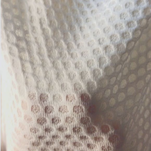 ASOS 4505 White Mesh Athletic long sleeve top size 4 - Picture 3 of 5